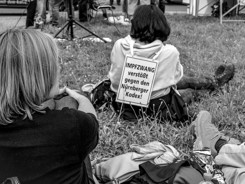 Boris Reitschuster und Christian Witt - Bilder einer verbotenen Demonstration in Berlin