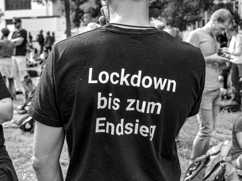 Boris Reitschuster und Christian Witt - Bilder einer verbotenen Demonstration in Berlin
