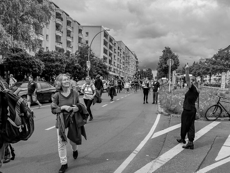 Boris Reitschuster und Christian Witt - Bilder einer verbotenen Demonstration in Berlin