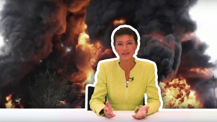 Sahra Wagenknecht: „Waffen liefern bis die ganze Welt brennt? Was für ein Wahnsinn!