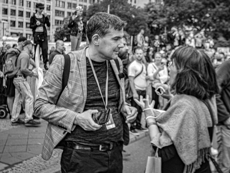 Boris Reitschuster und Christian Witt - Bilder einer verbotenen Demonstration in Berlin