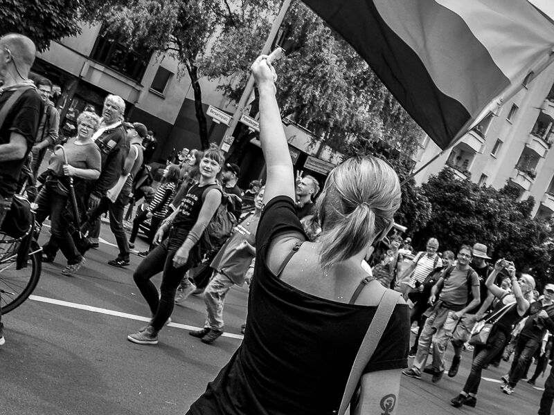 Boris Reitschuster und Christian Witt - Bilder einer verbotenen Demonstration in Berlin