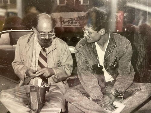 Allen Ginsberg (amerikanischer Dichter der Beat Generation) und Matthias Matussek.