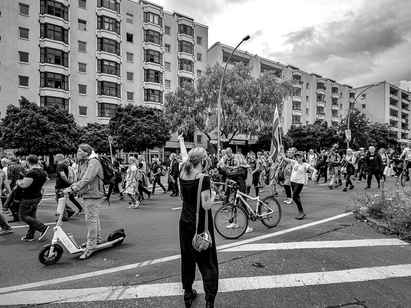 Boris Reitschuster und Christian Witt - Bilder einer verbotenen Demonstration in Berlin