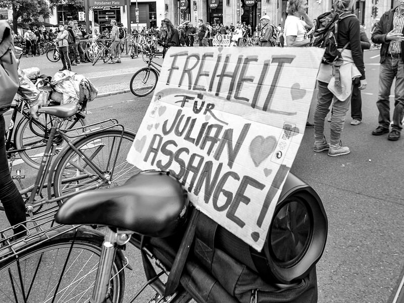 Boris Reitschuster und Christian Witt - Bilder einer verbotenen Demonstration in Berlin