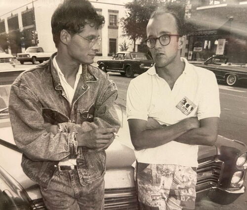 Keith Haring (amerikanischer Künstler) und Matthias Matussek.