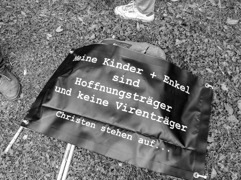 Boris Reitschuster und Christian Witt - Bilder einer verbotenen Demonstration in Berlin