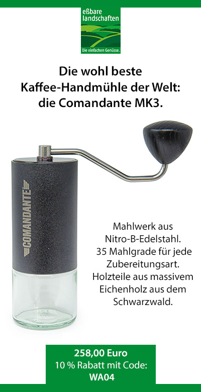 Essbare Landschaften – Comandante Handmühle