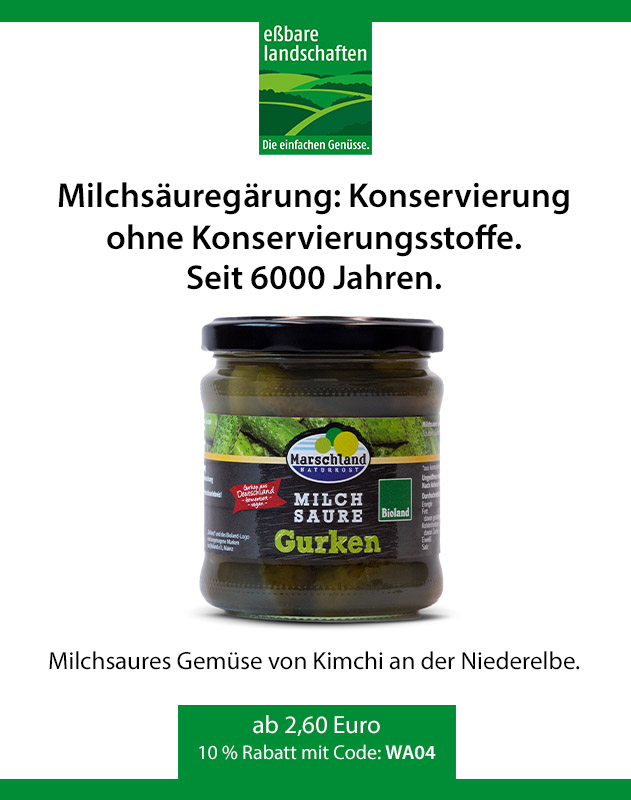 Essbare Landschaften – Suchergebnisse für: 'Milchsaurer'