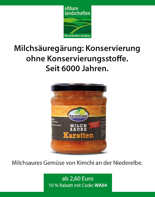 Essbare Landschaften – Suchergebnisse für: 'Milchsaurer'