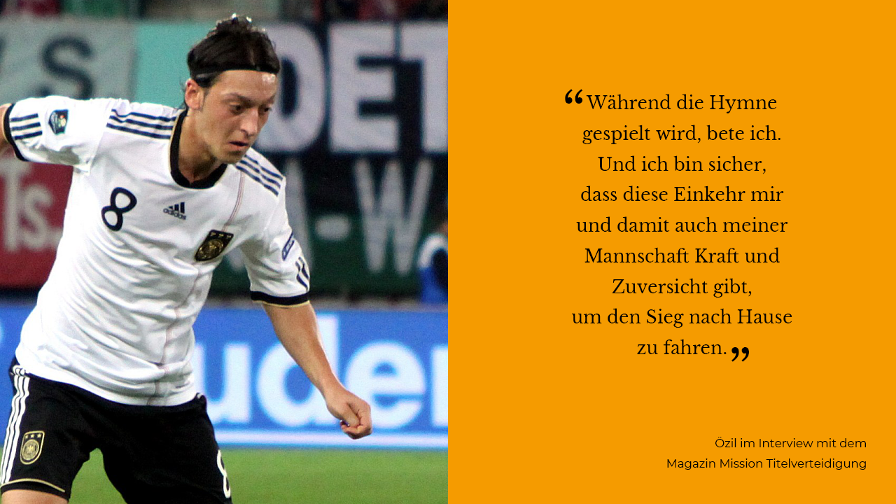 Türkische Nationalhymne: Mesut Özil kann plötzlich singen!
