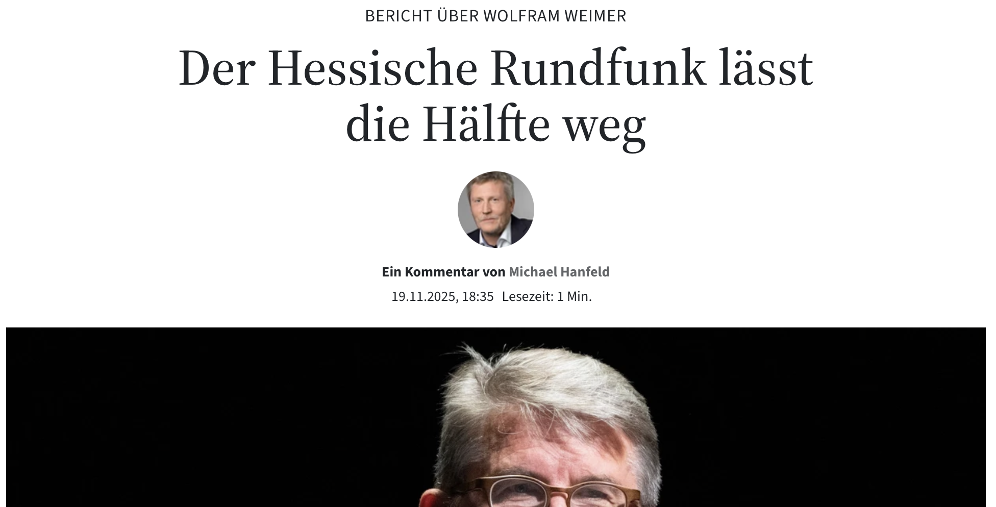 Der Weimeraner der FAZ bleibt bis zum Untergang des ...